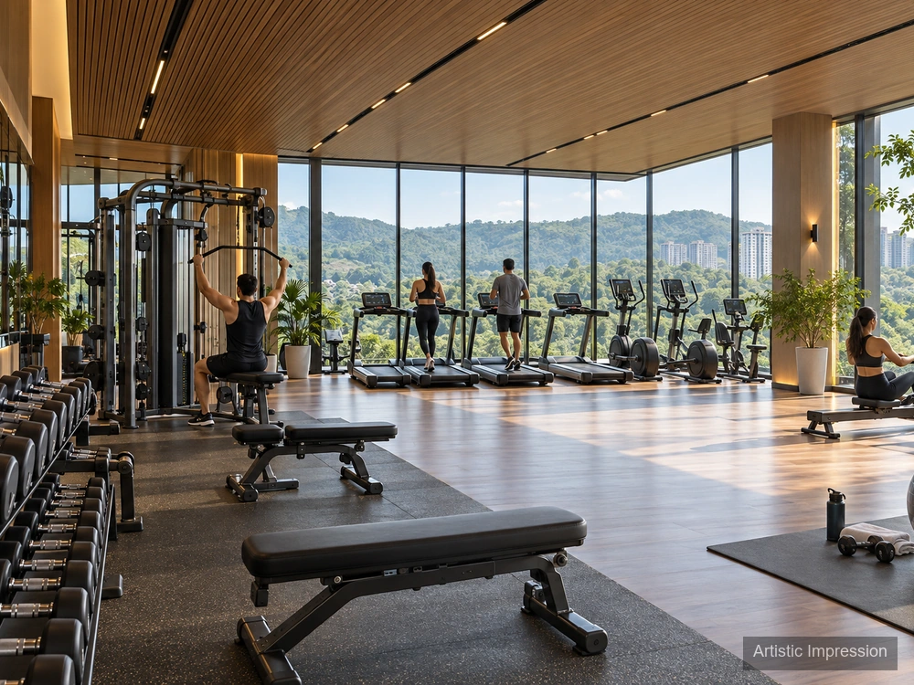 Gymnasium — Godrej Hillside Vikhroli