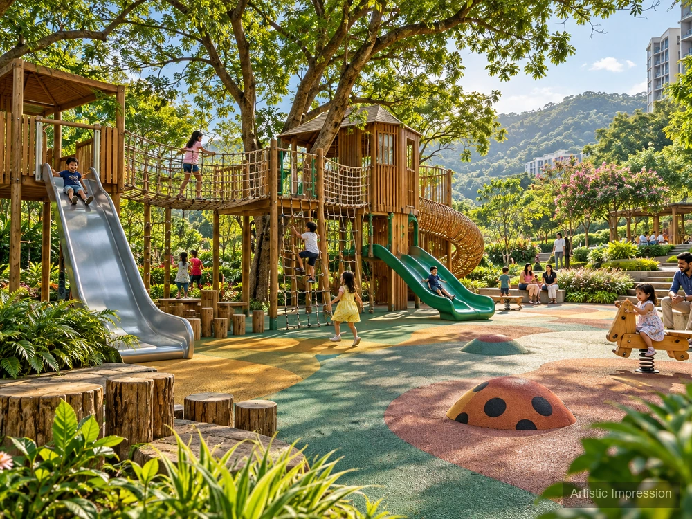 Kids Play Area — Godrej Hillside Vikhroli