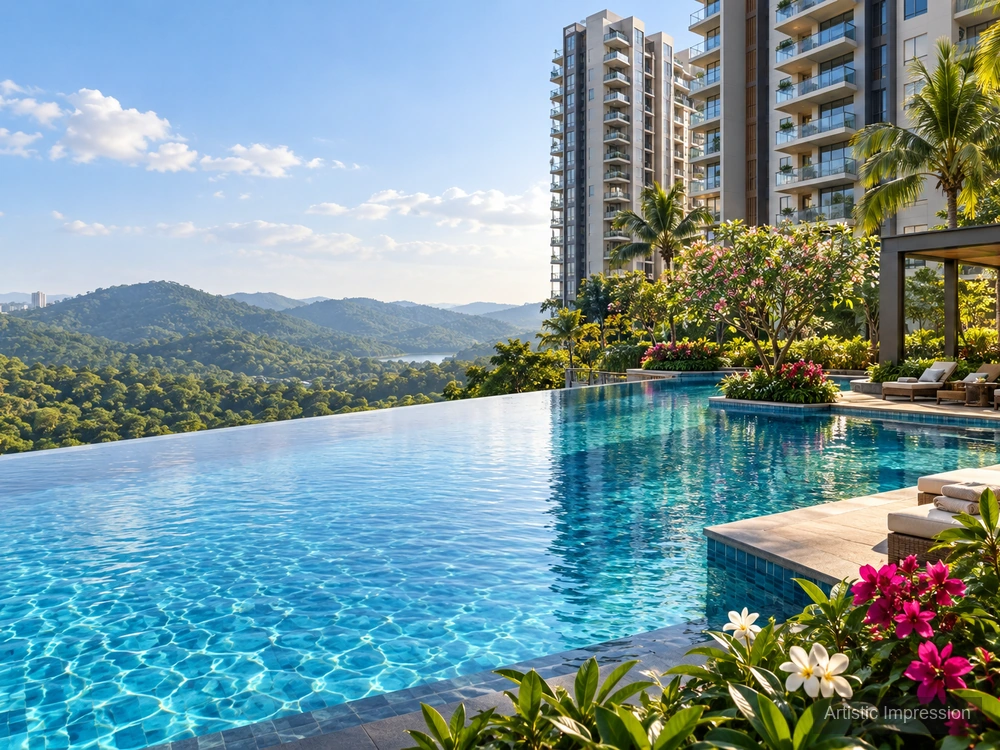 Swimming Pool — Godrej Hillside Vikhroli