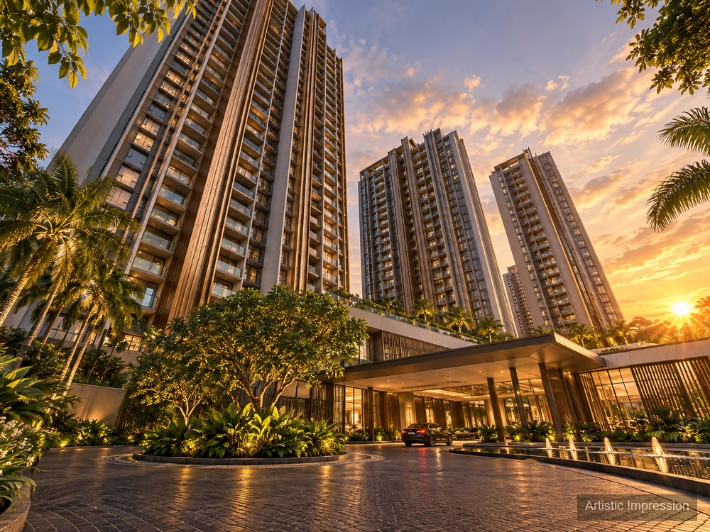 Mumbai elevation  — Godrej Hillside Vikhroli