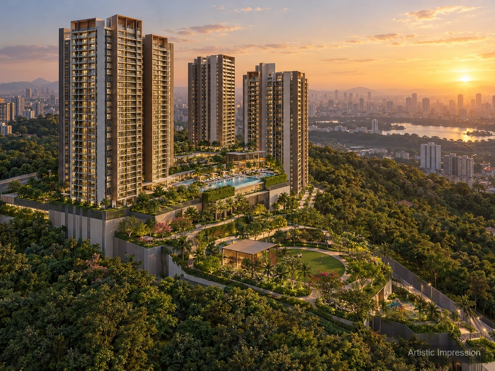 Mumbai elevation — Godrej Hillside Vikhroli