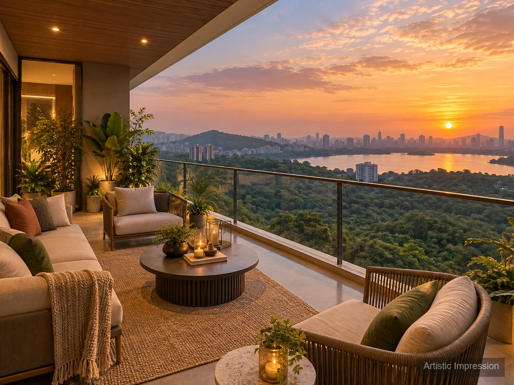 balcony — Godrej Hillside Vikhroli